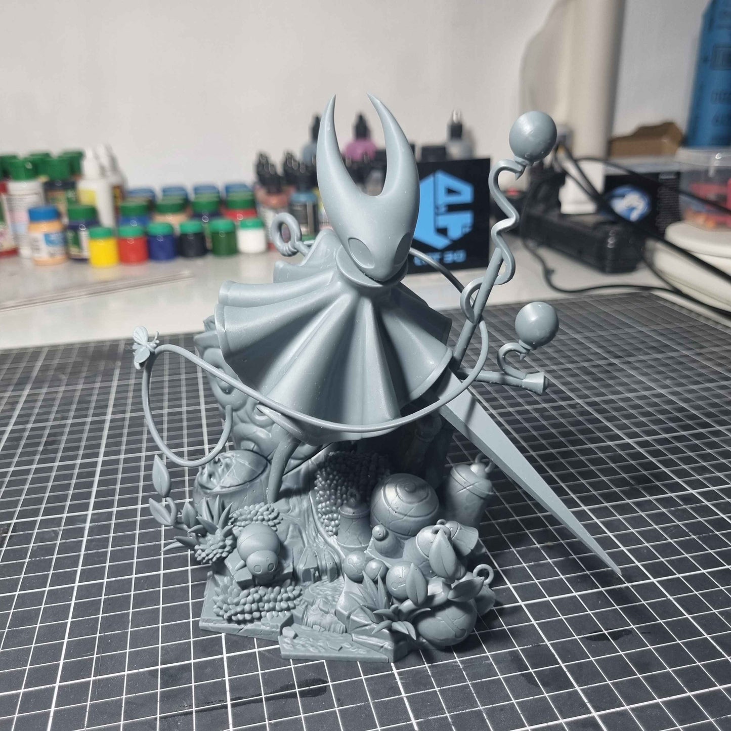 Hornet — Hollow Knight: Silksong — Escultura de resina