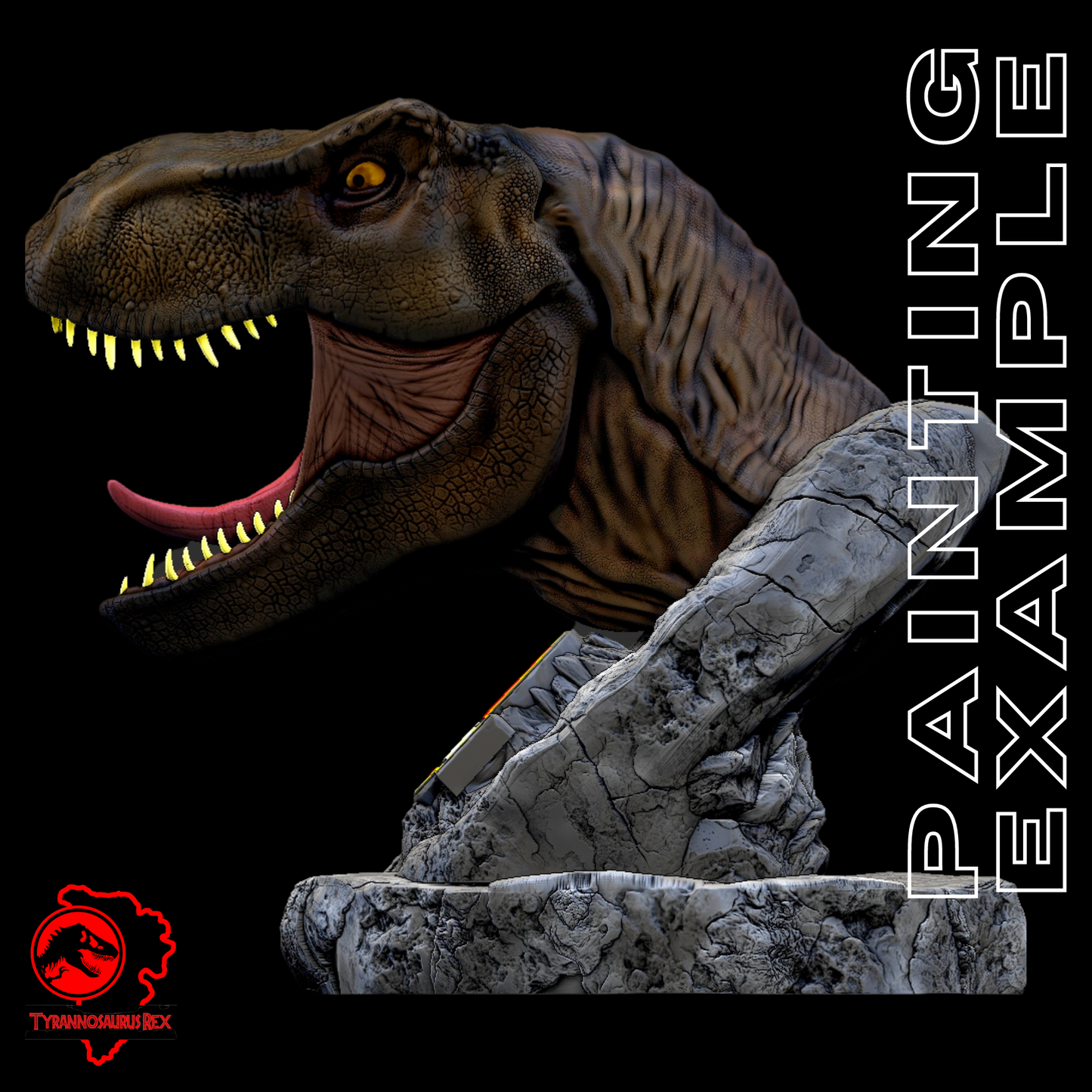 Busto de Tyrannosaurus Rex – Jurassic Tribute