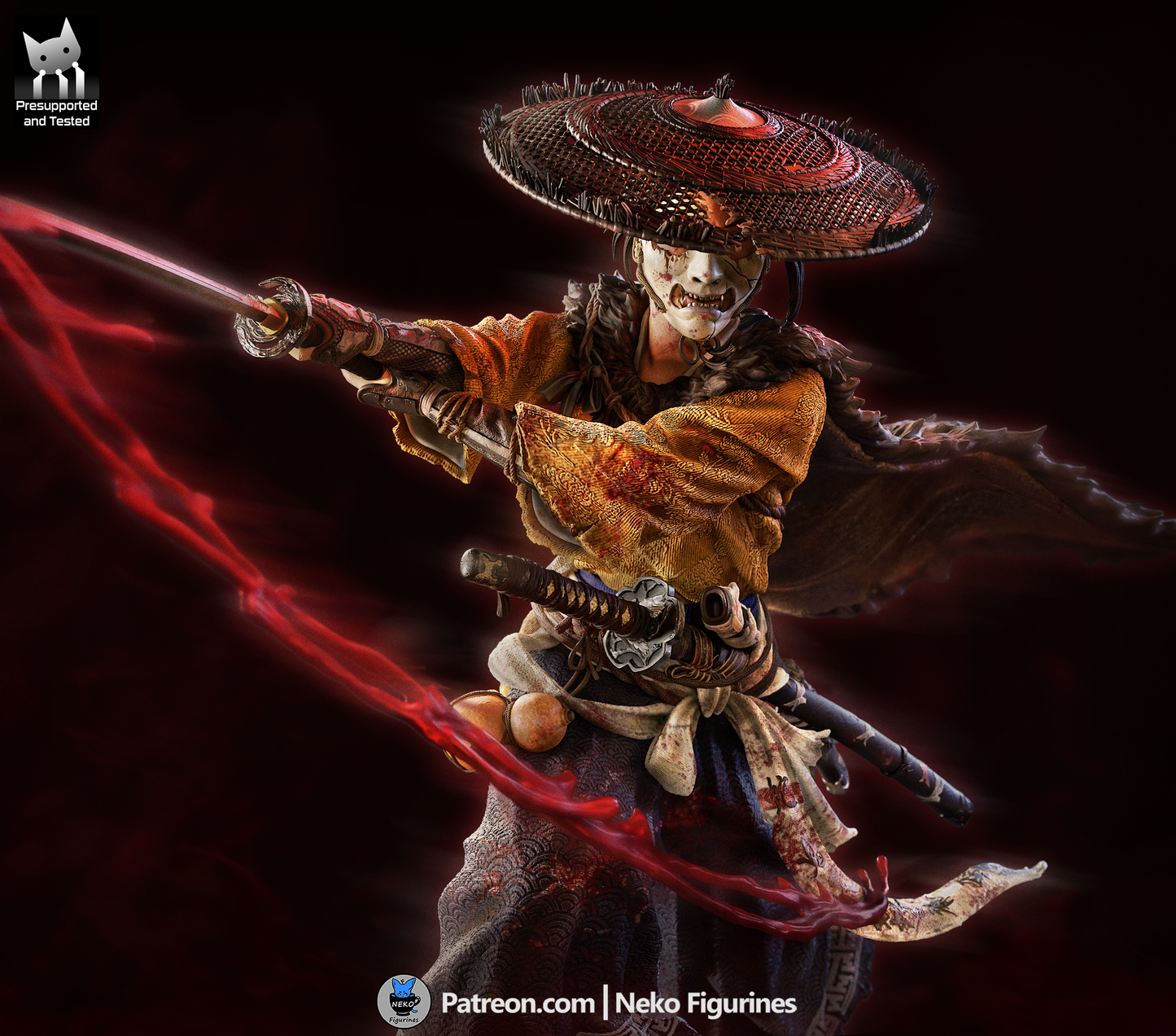 Atsu — Ghost of Yotei — Escultura de resina