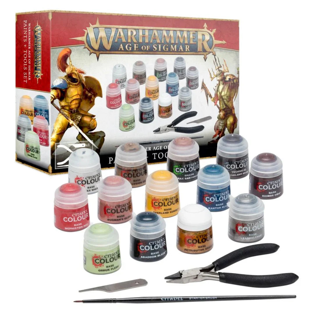 Set Paints + Tools: Pinturas y Herramientas de Age of Sigmar