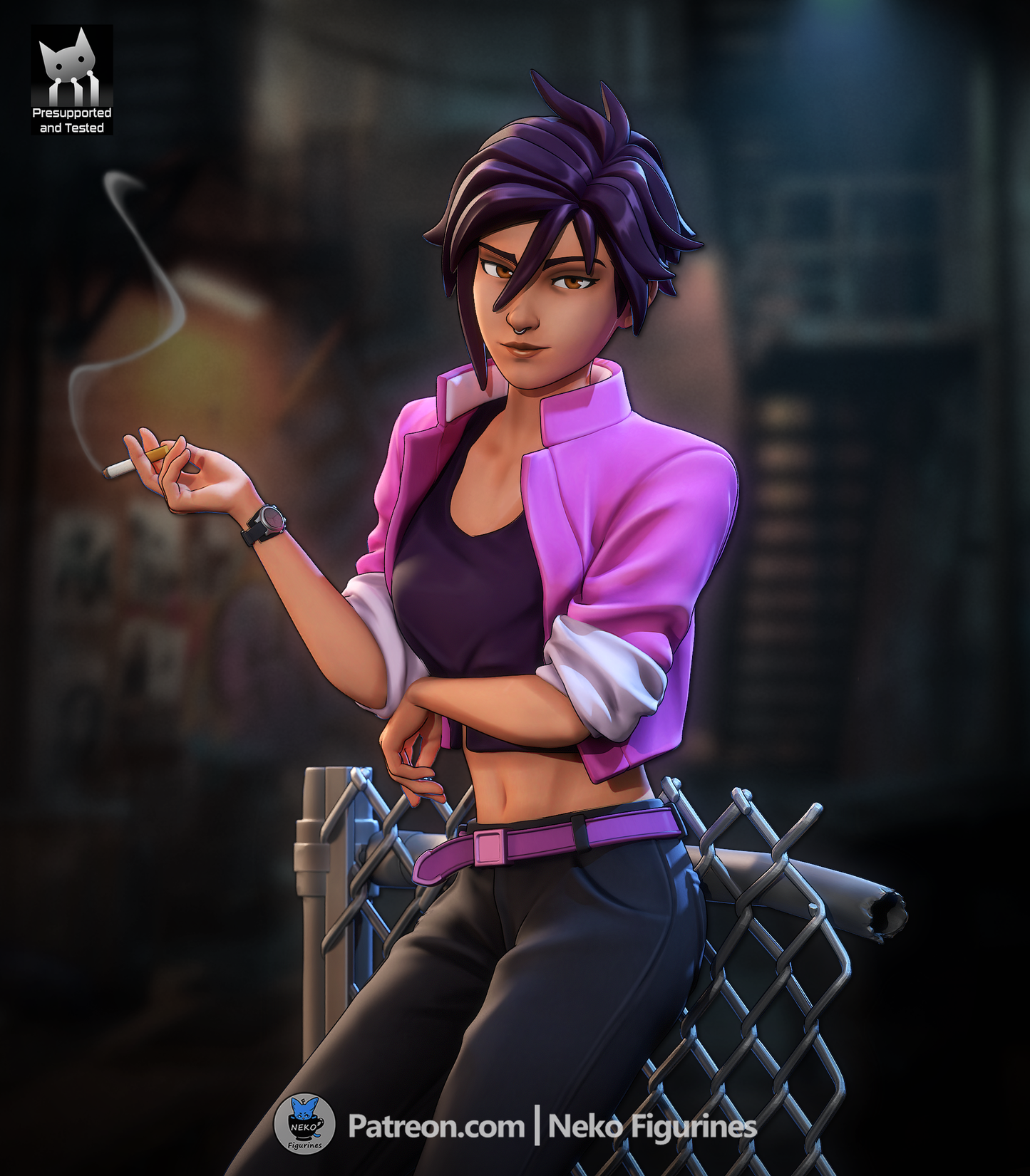 Invisigal — Dispatch — Escultura de resina