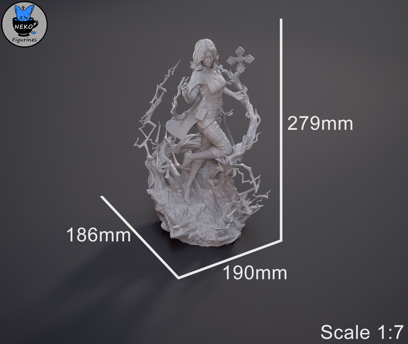 Lune (Clair Obscur: Expedition 33) - Figura de resina