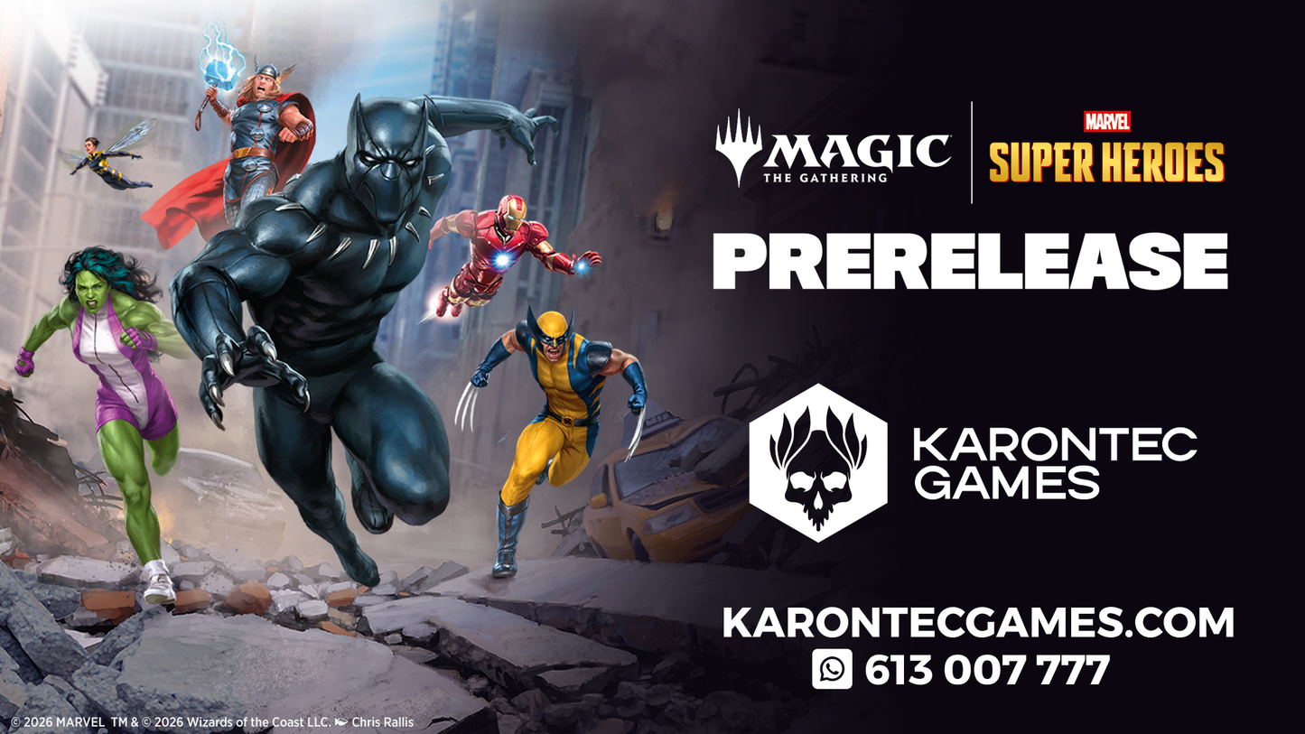 20 de Junio. 16:00h Presentación Marvel Super Heroes! Prerelease