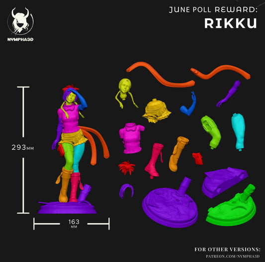 Rikku Final Fantasy X – Garage Kit sin pintar 1/6