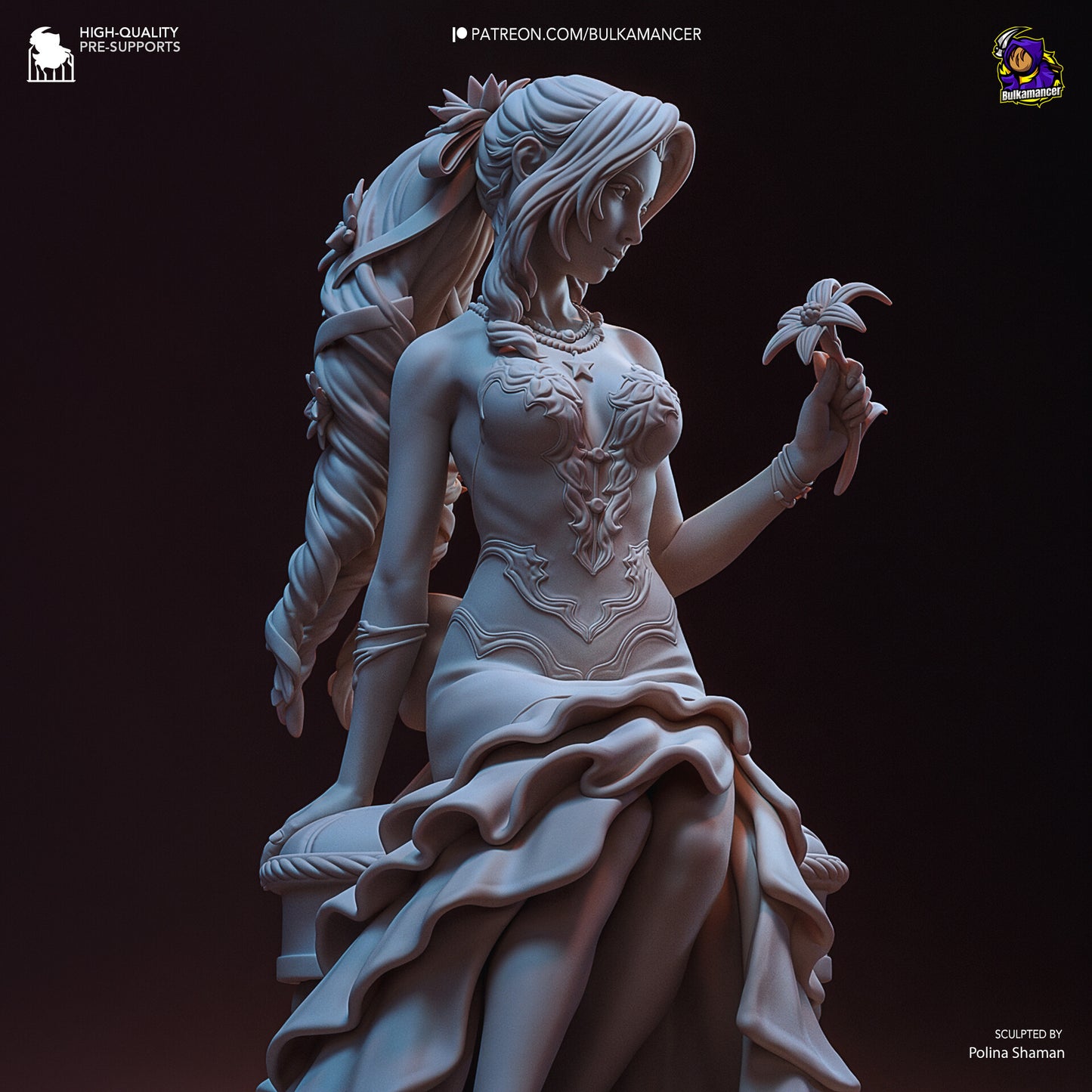 Aerith (Final Fantasy VII) – Figura de Resina – 1/8