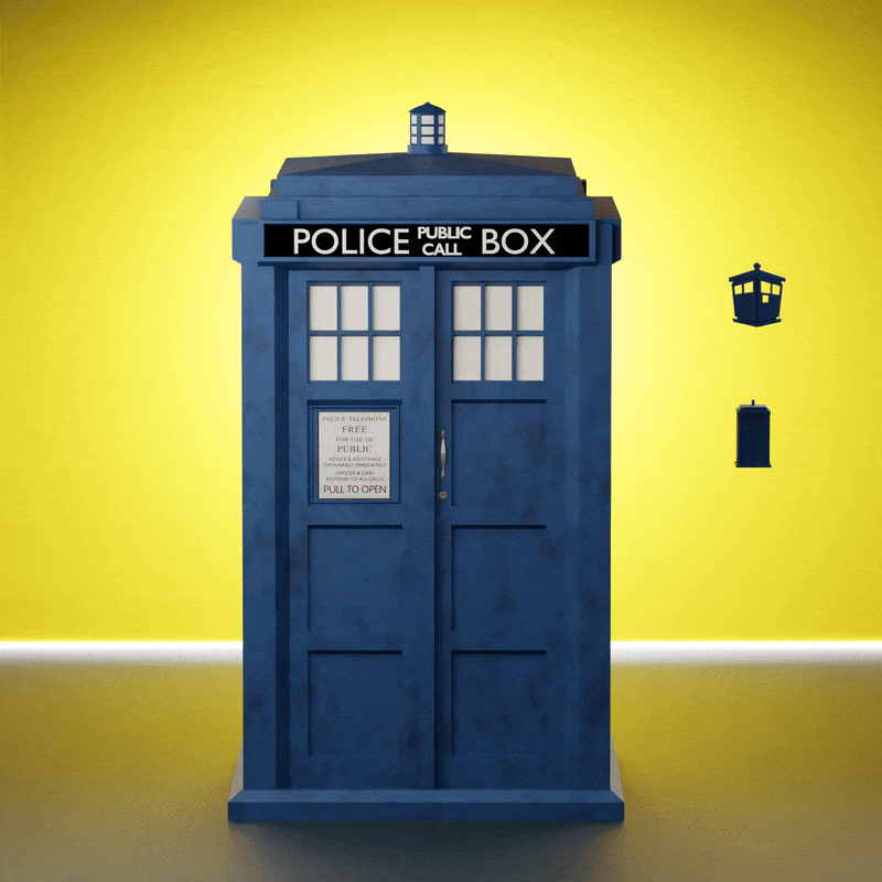 TARDIS Deck Box for Magic: The Gathering – Commander Compatible