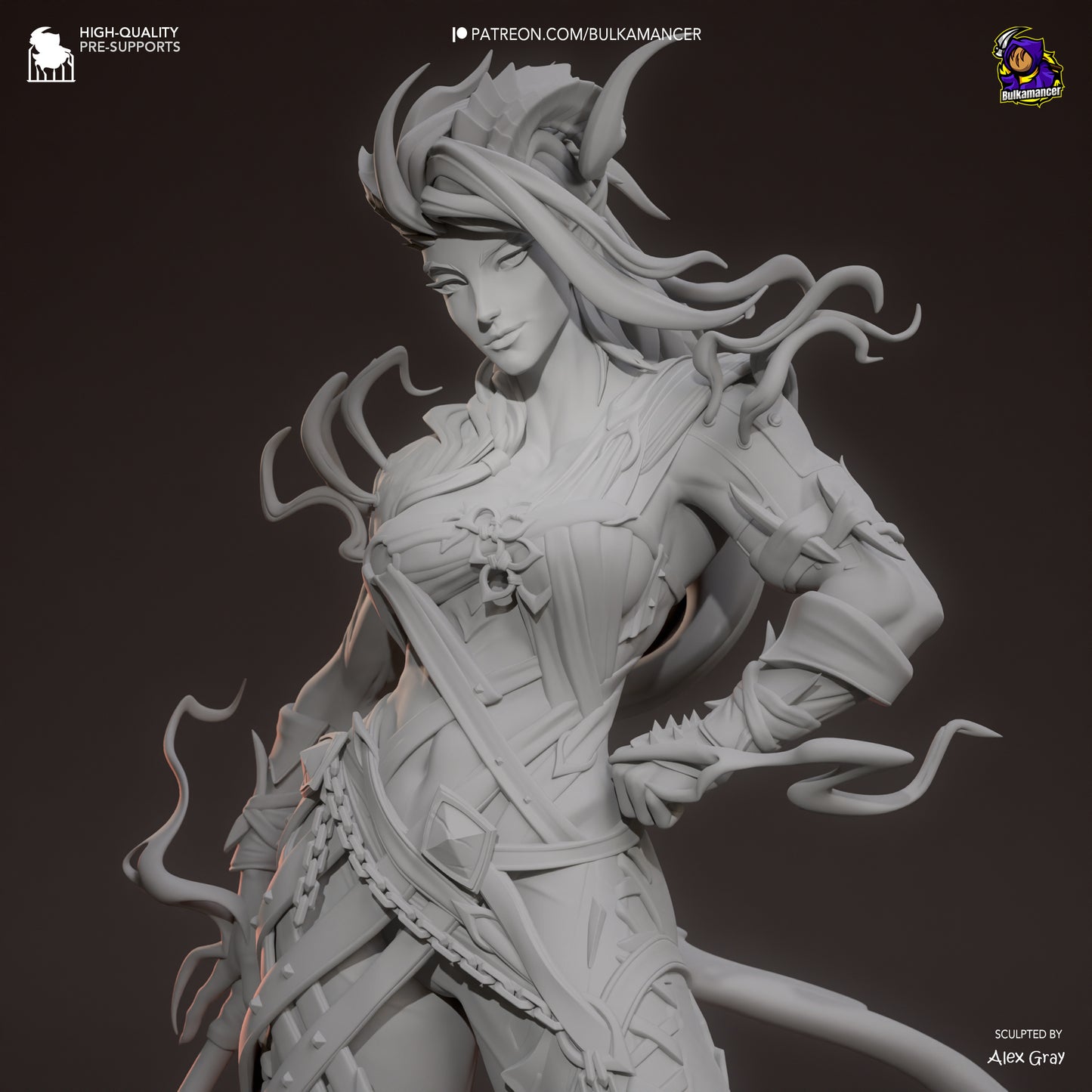 Karlach Estilizada – Baldur's Gate 3