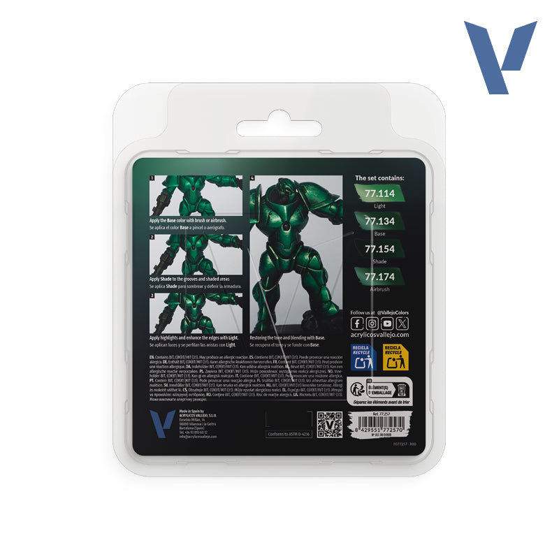 Set Verde Sombrío - Vallejo