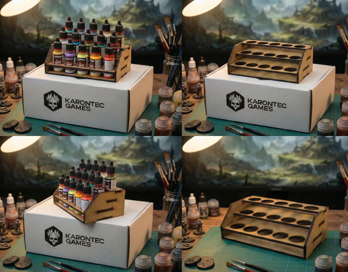 Soporte de mesa para Pinturas VALLEJO (15 pinturas)