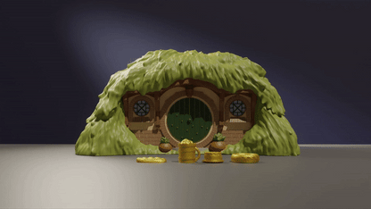 MTG The Lord of the Rings Deck Box – Hobbit Hole (Commander Compatible)