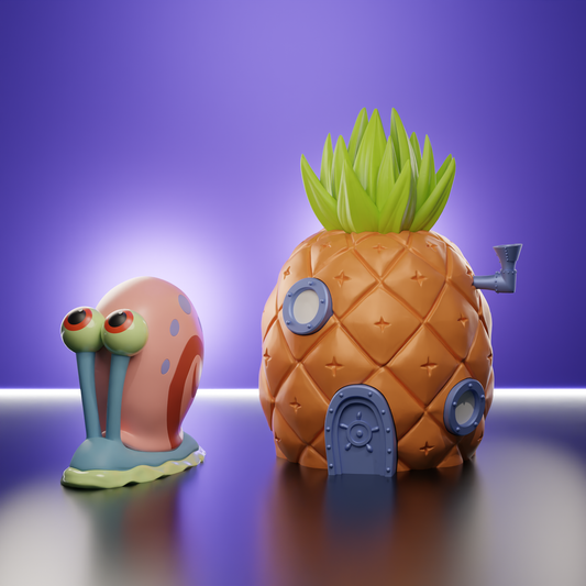 MTG Spongebob Deck Box – Pineapple House (Commander Compatible)