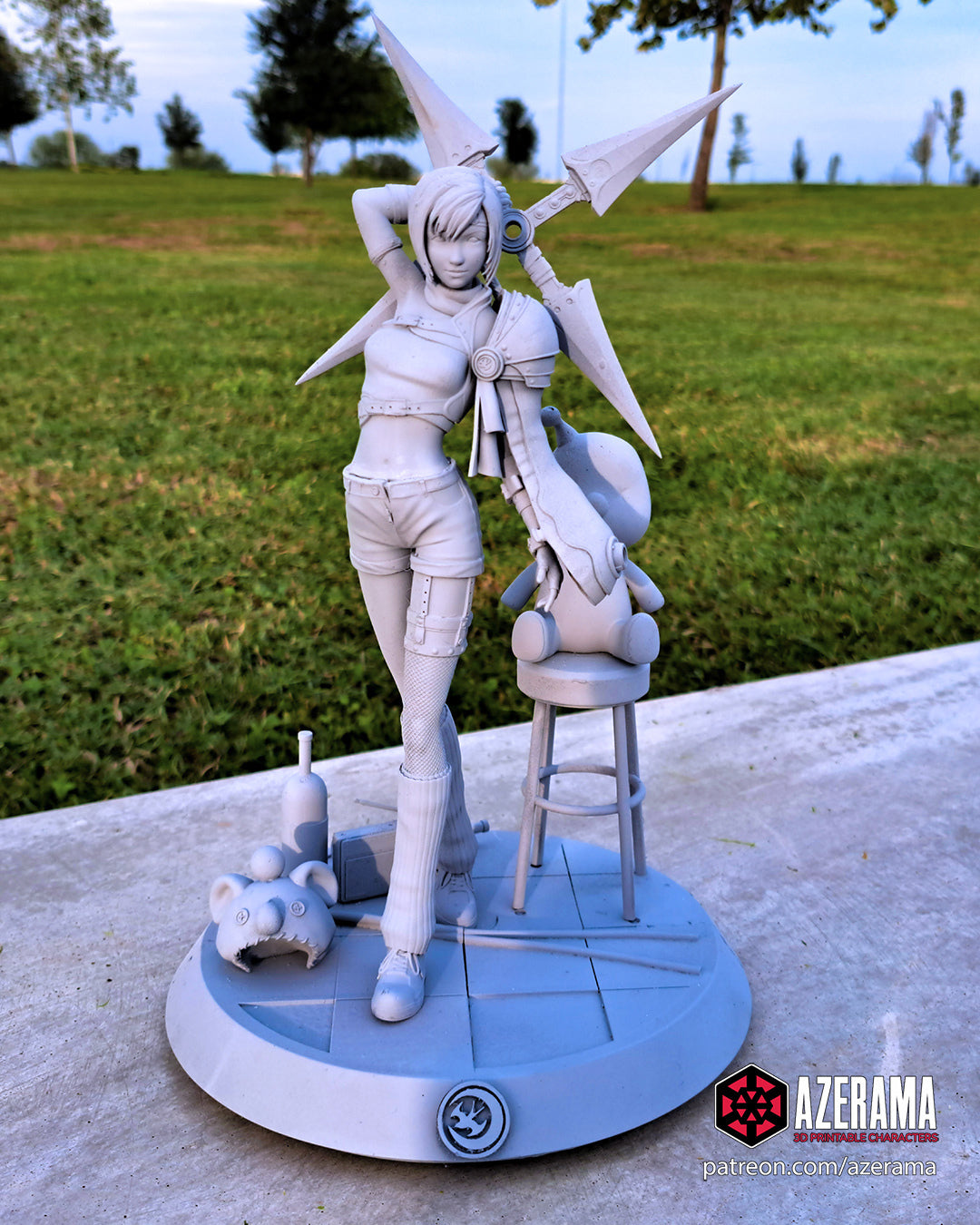 Yuffie Kisaragi – Garage Kit sin pintar 1/8