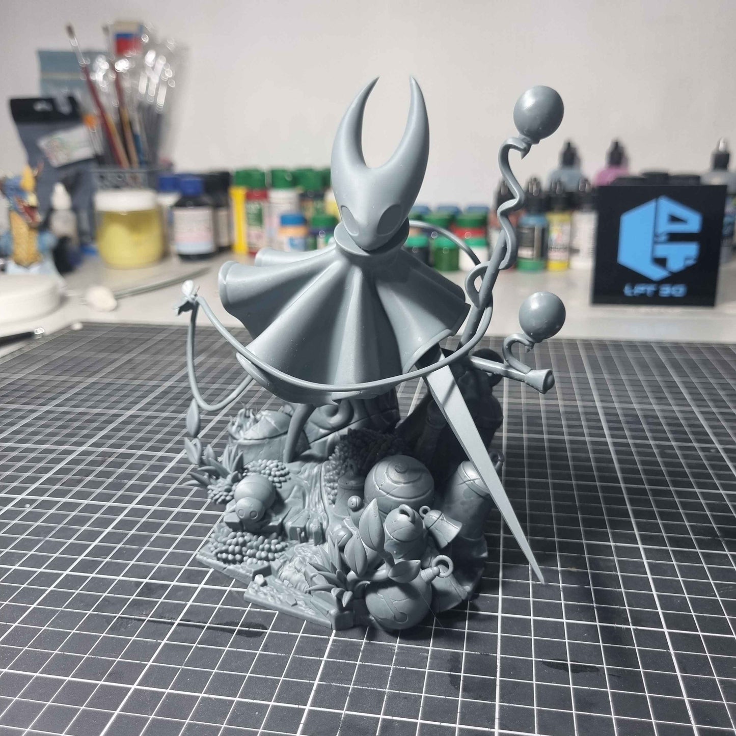 Hornet — Hollow Knight: Silksong — Escultura de resina