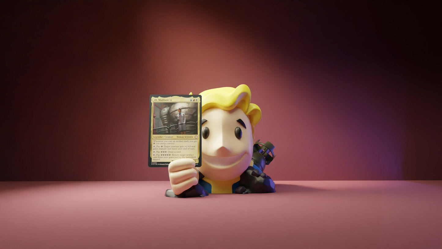 MTG Fallout Deck Box – Vault Boy (Commander Compatible)