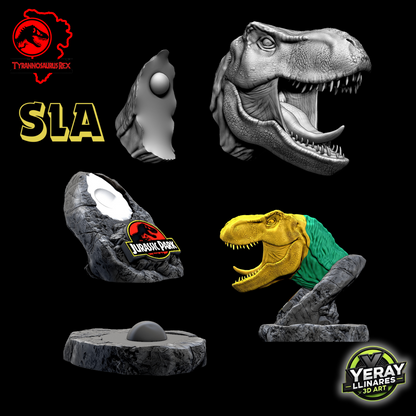 Busto de Tyrannosaurus Rex – Jurassic Tribute