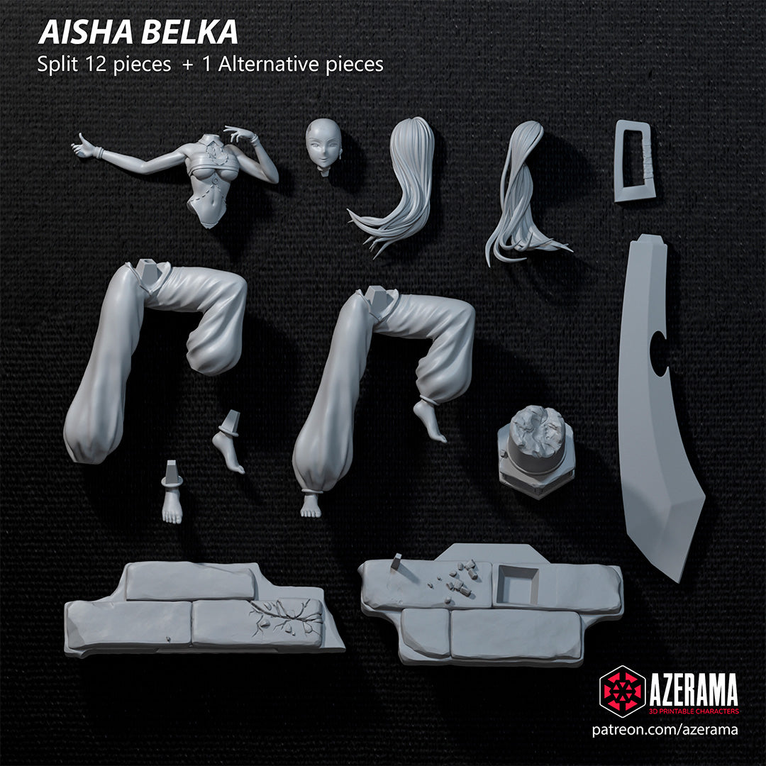 Aisha Belka (DanMachi) NSFW