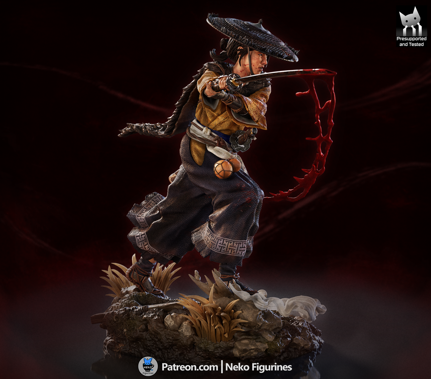 Atsu — Ghost of Yotei — Escultura de resina