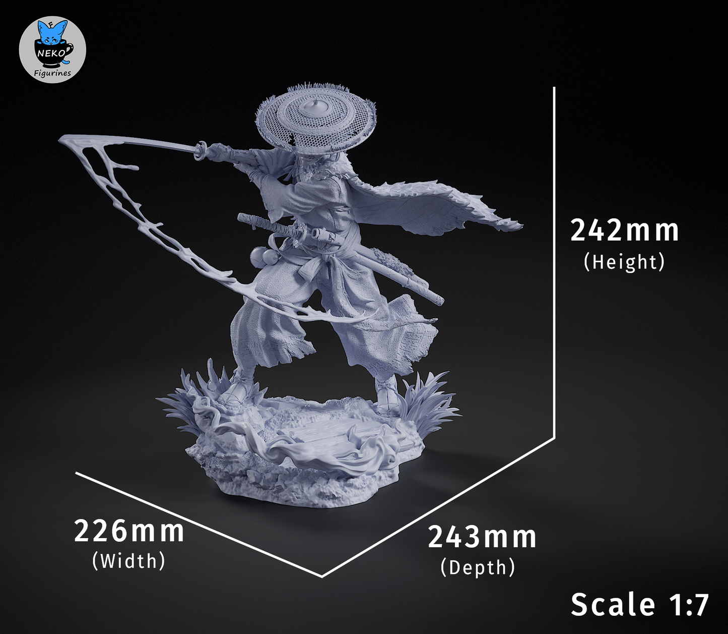 Atsu — Ghost of Yotei — Escultura de resina
