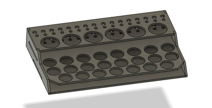 PIEZA SUPERIOR - Soporte de pinturas y pinceles para mesa de pintura VALLEJO
