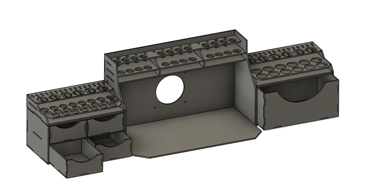 Modulo combinado para mesa de trabajo