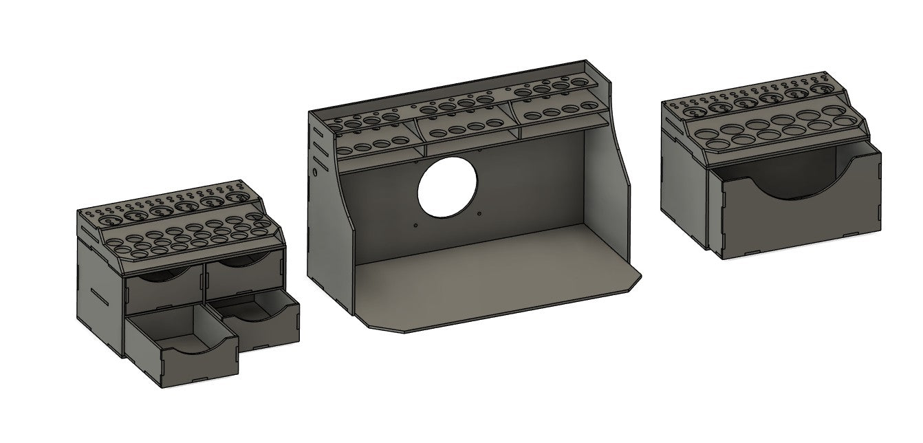 Modulo combinado para mesa de trabajo