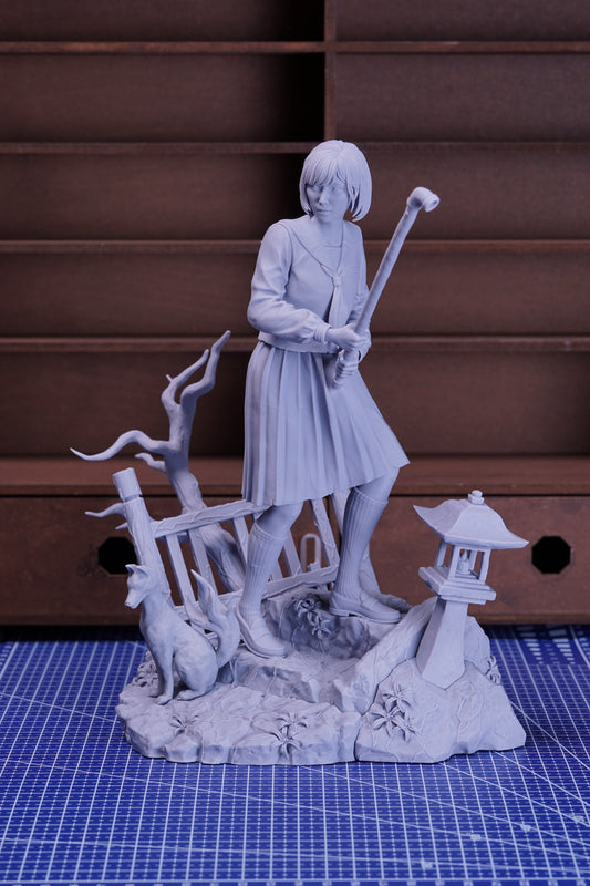 Hinako — Silent Hill F — Escultura de resina
