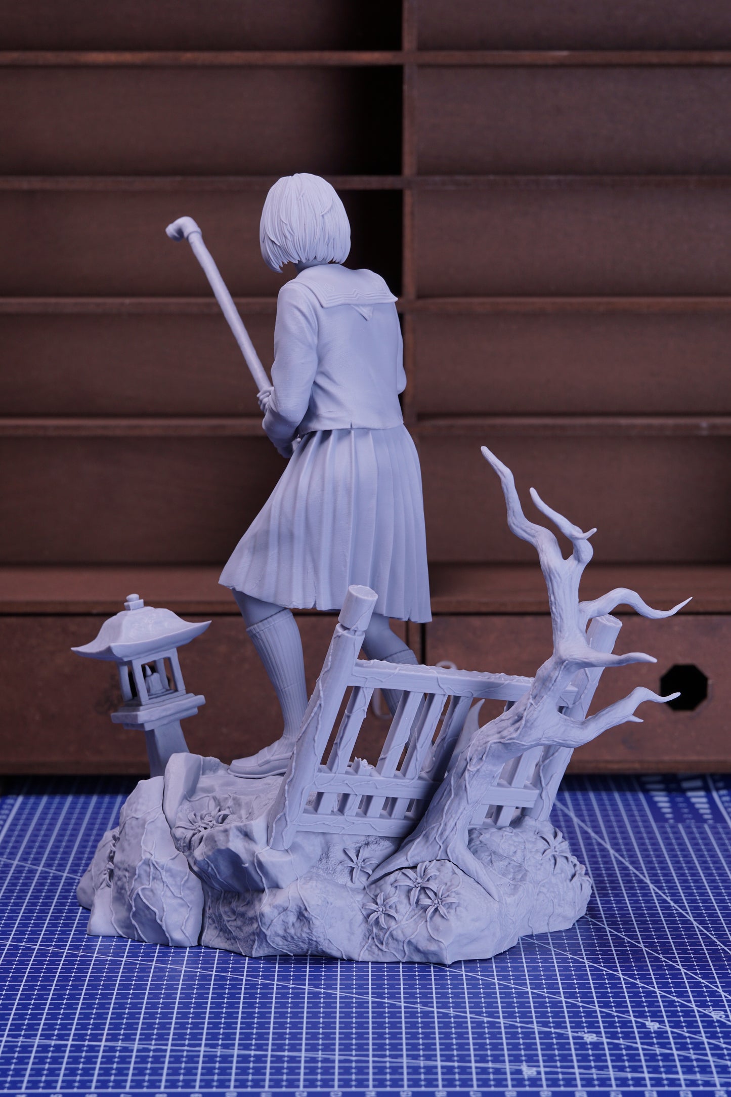 Hinako — Silent Hill F — Escultura de resina