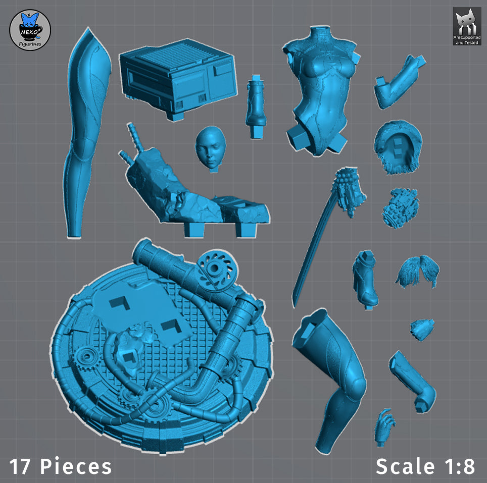 Evie – Stellar Blade | Garage Kit sin pintar