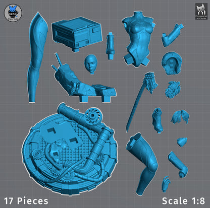 Evie – Stellar Blade | Garage Kit sin pintar