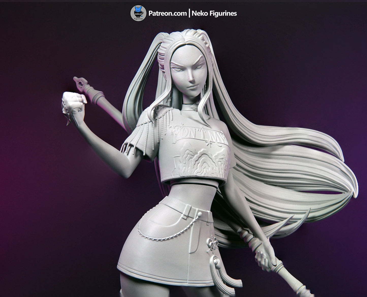 Mira — K-Pop Demon Hunters — Escultura de resina