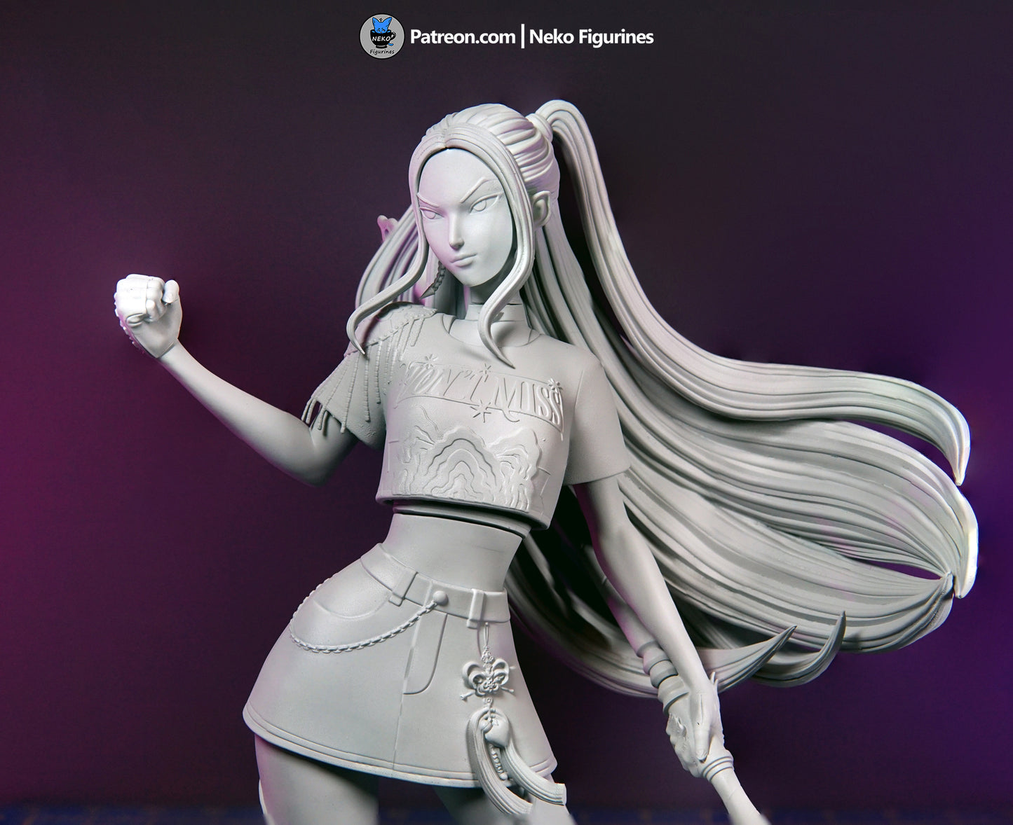 Mira — K-Pop Demon Hunters — Escultura de resina