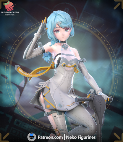 Seed — Zenless Zone Zero — Escultura de resina