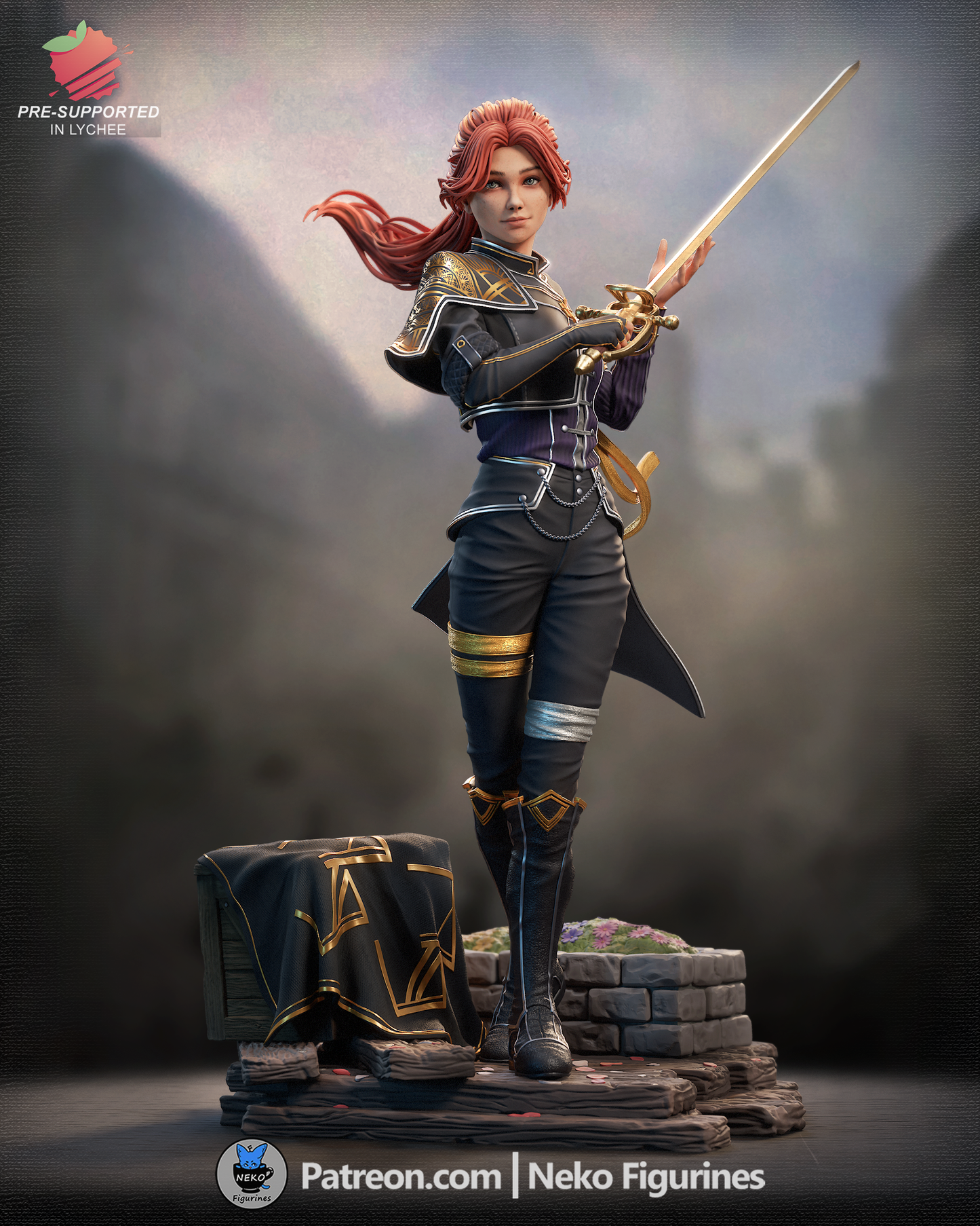 PINTADA - Figura de Resina – Maelle 1:8 (22cm) - Clair Obscur: Expedition 33