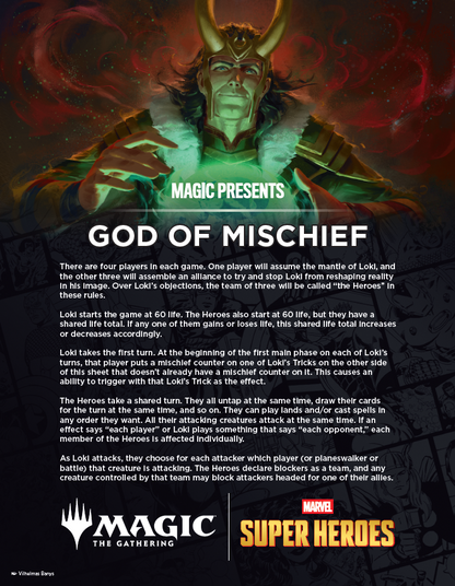 SÁBADO 18 DE JULIO - Magic Presents: Loki God of Mischief