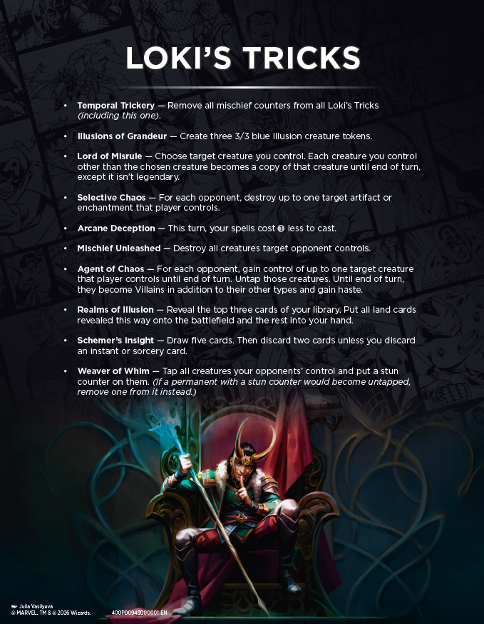 SÁBADO 18 DE JULIO - Magic Presents: Loki God of Mischief