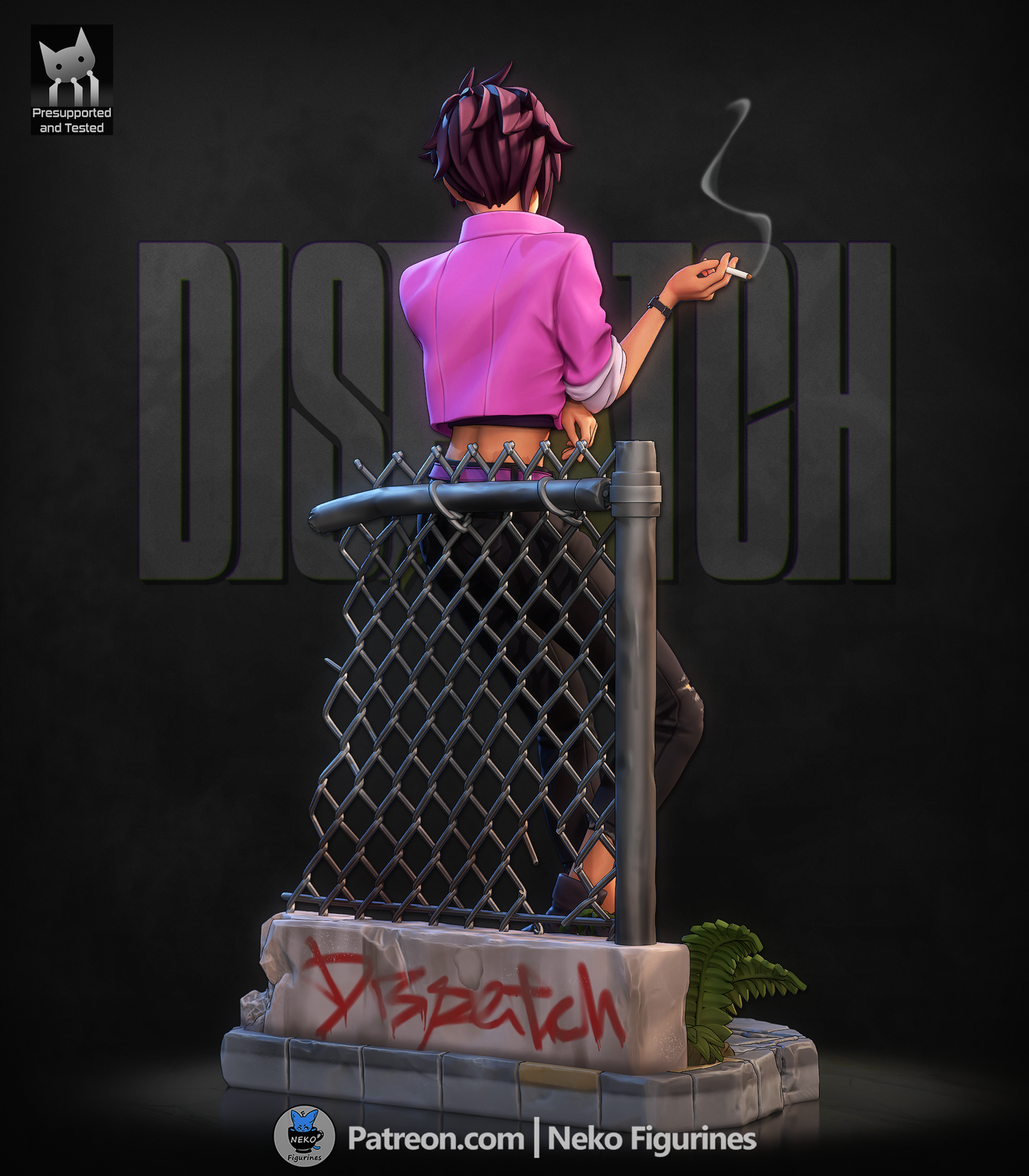 Invisigal — Dispatch — Escultura de resina