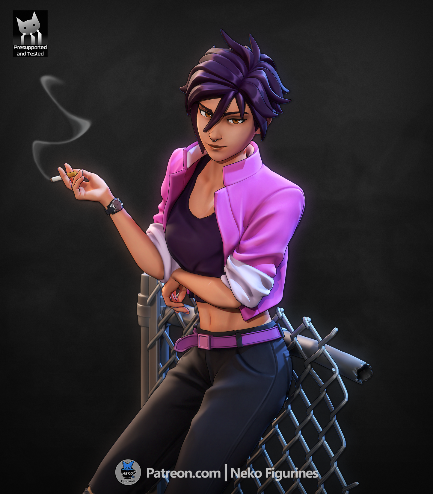 Invisigal — Dispatch — Escultura de resina