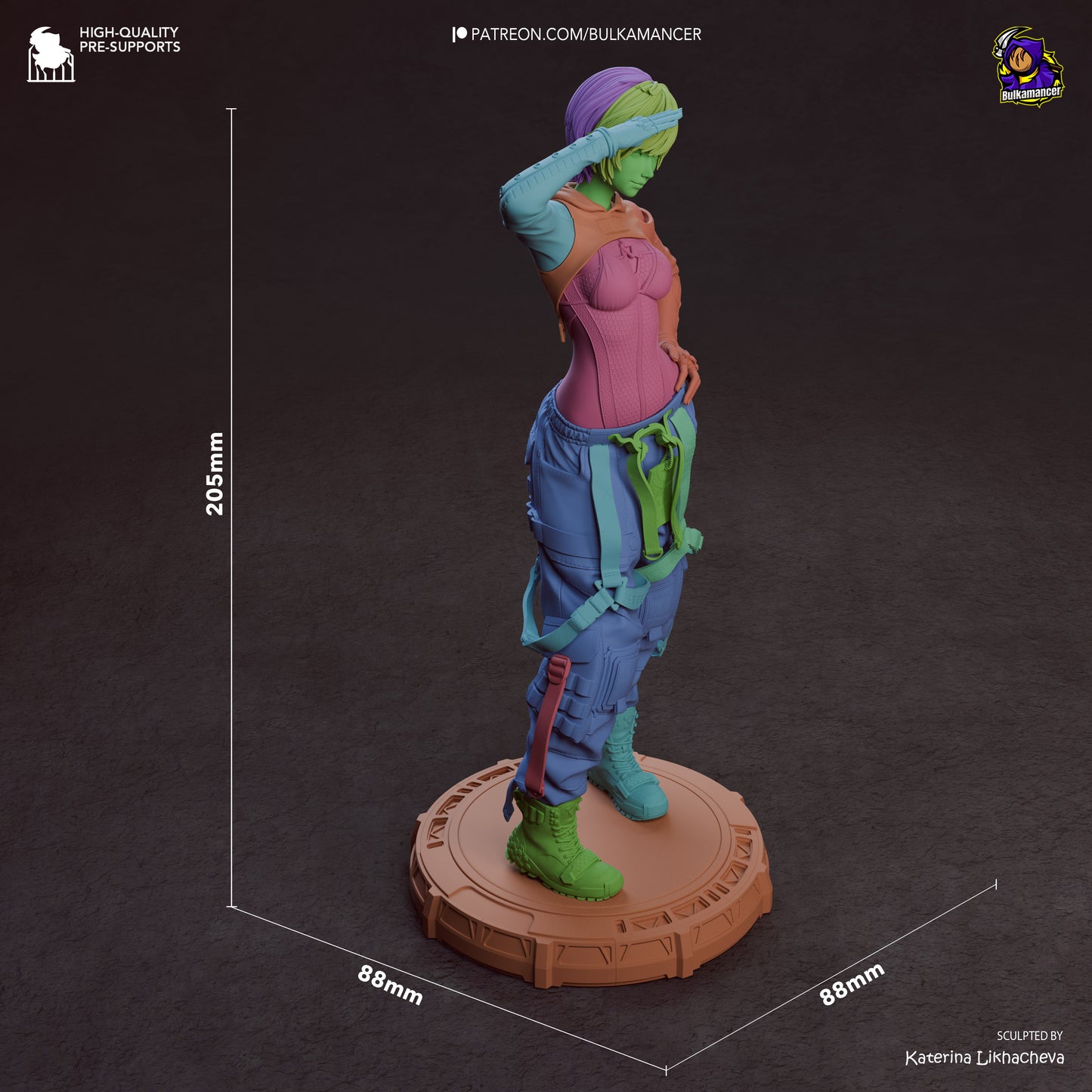 Lily 205mm – Garage Kit sin pintar 1/8