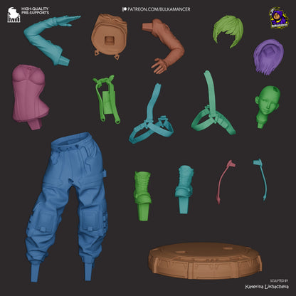 Lily 205mm – Garage Kit sin pintar 1/8