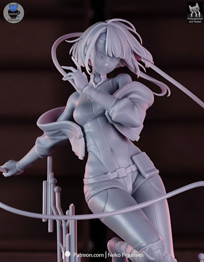 Lucy Kushinada – Cyberpunk: Edgerunners | Garage Kit sin pintar