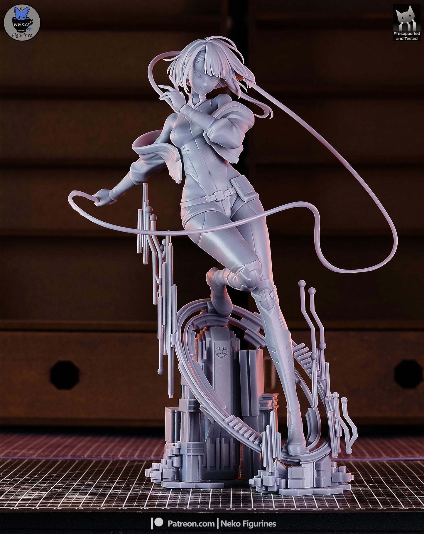 Lucy Kushinada – Cyberpunk: Edgerunners | Garage Kit sin pintar