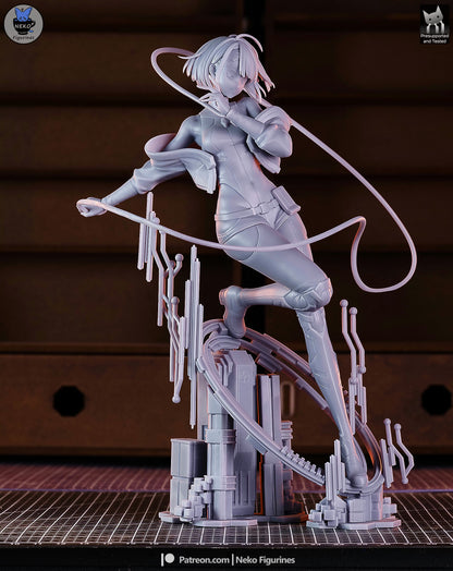 Lucy Kushinada – Cyberpunk: Edgerunners | Garage Kit sin pintar