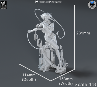 Lucy Kushinada – Cyberpunk: Edgerunners | Garage Kit sin pintar