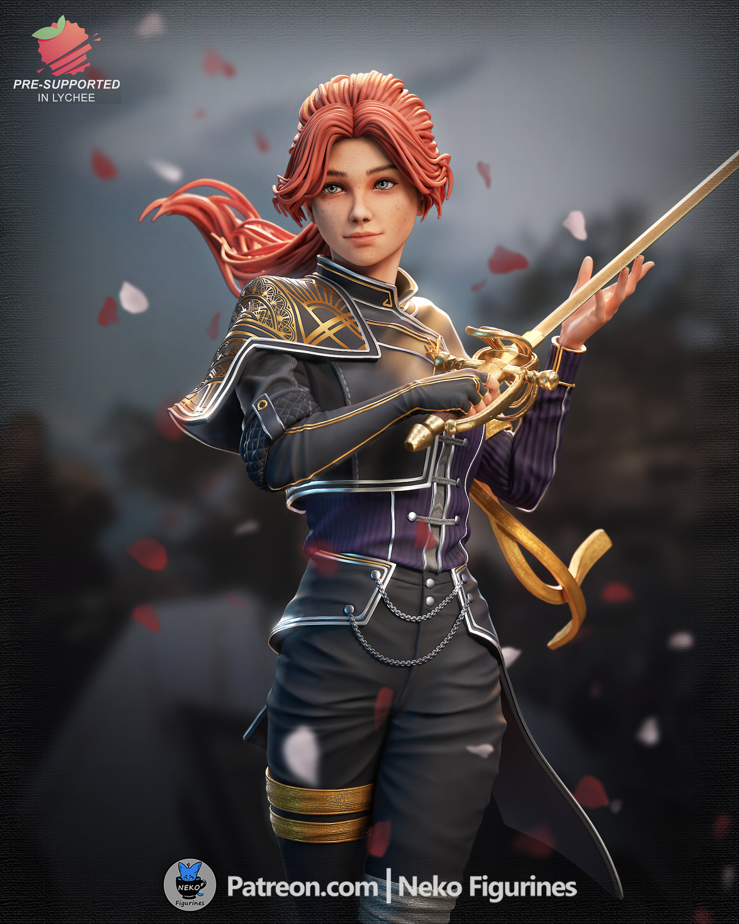 PINTADA - Figura de Resina – Maelle 1:8 (22cm) - Clair Obscur: Expedition 33