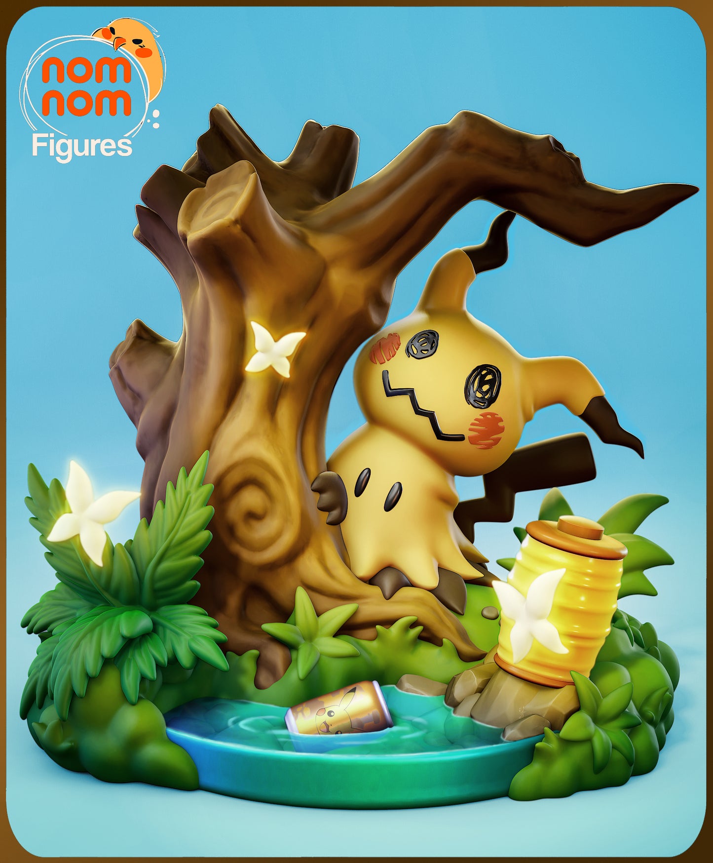 Mimikyu Chibi Pokémon – Garage Kit sin pintar