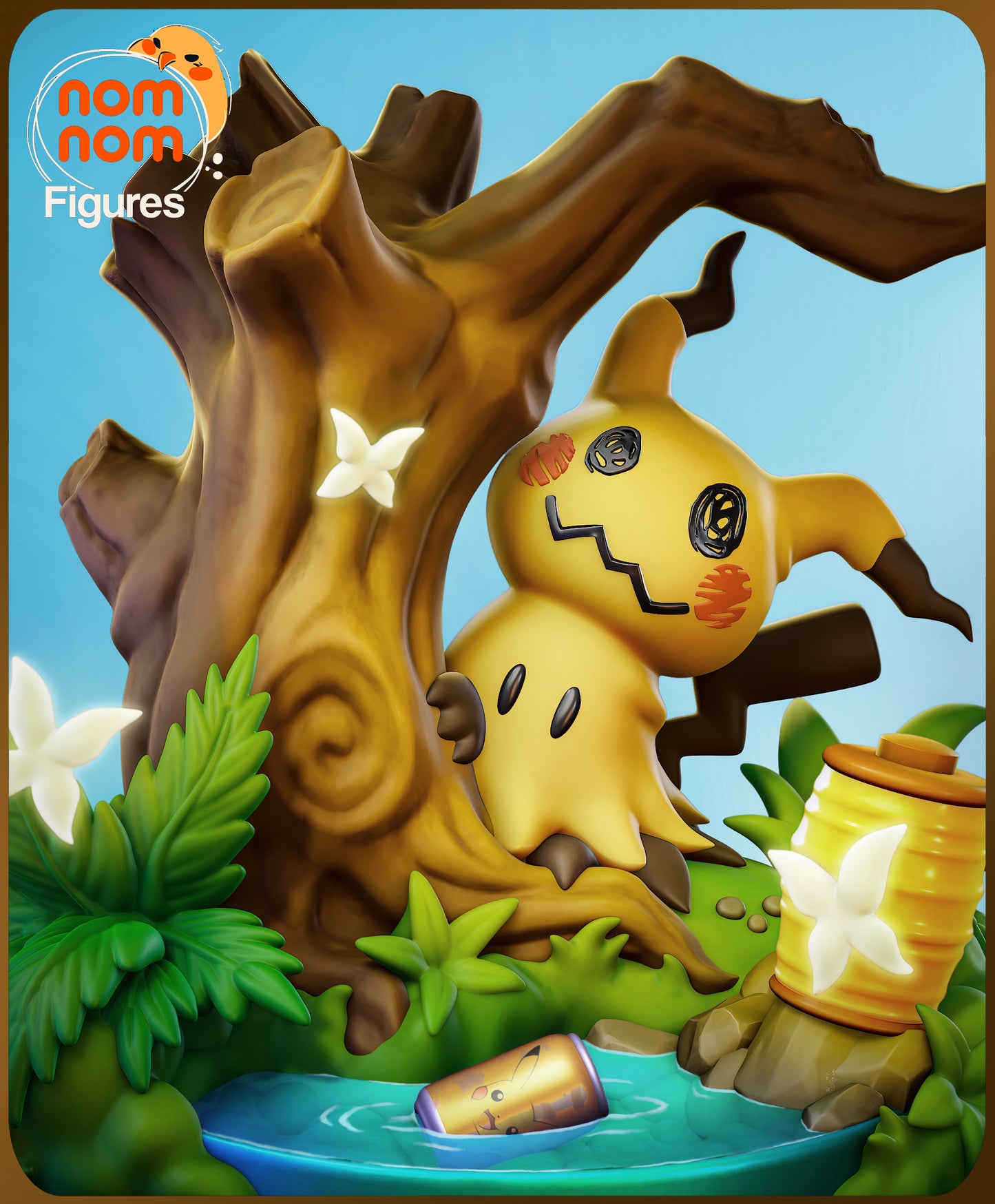 Mimikyu Chibi Pokémon – Garage Kit sin pintar