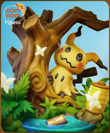 Mimikyu Chibi Pokémon – Garage Kit sin pintar
