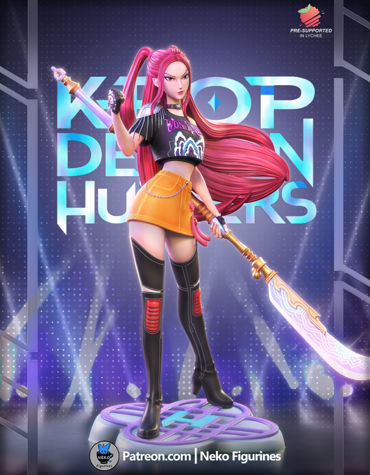 Mira — K-Pop Demon Hunters — Escultura de resina