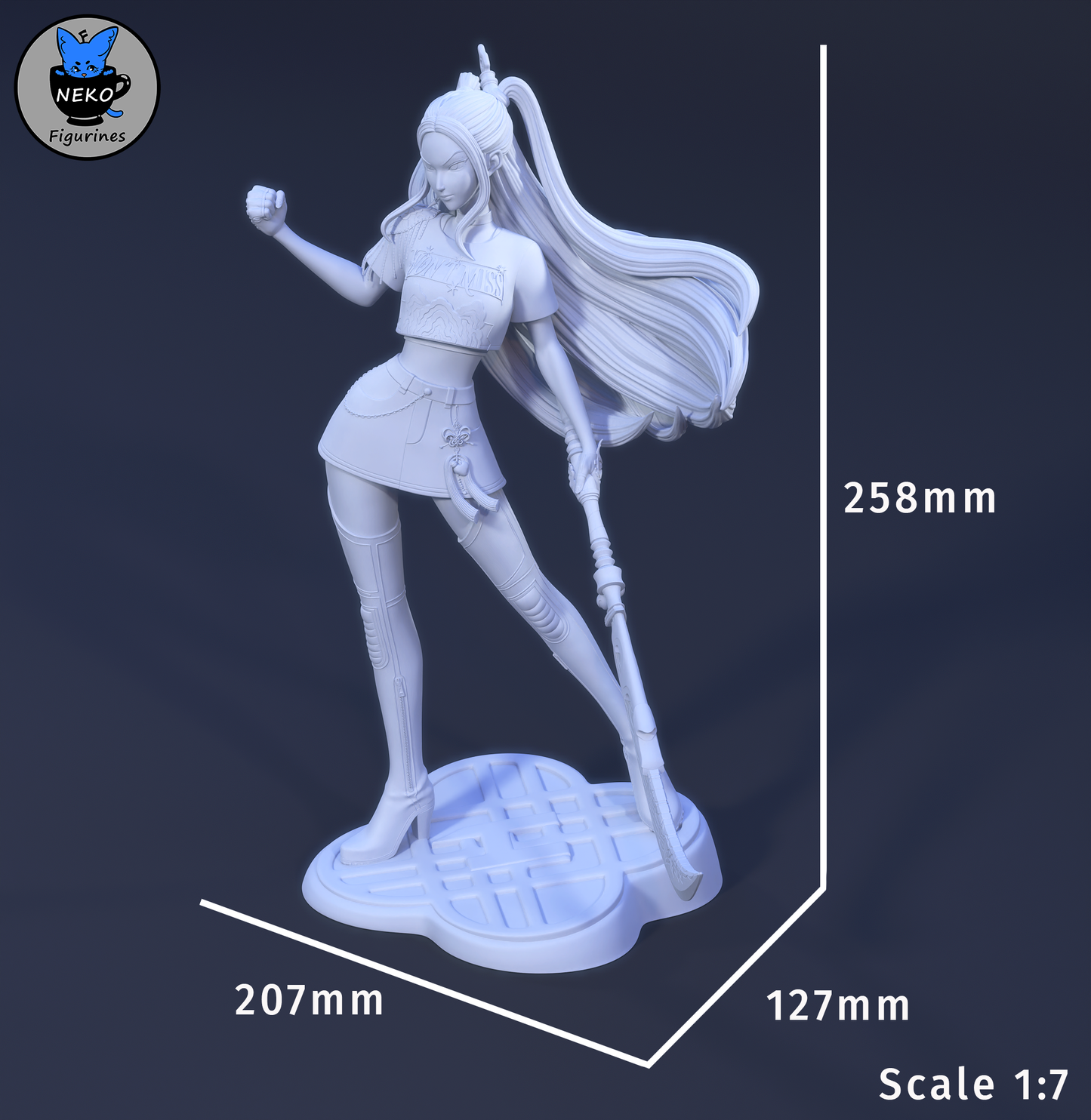 Mira — K-Pop Demon Hunters — Escultura de resina