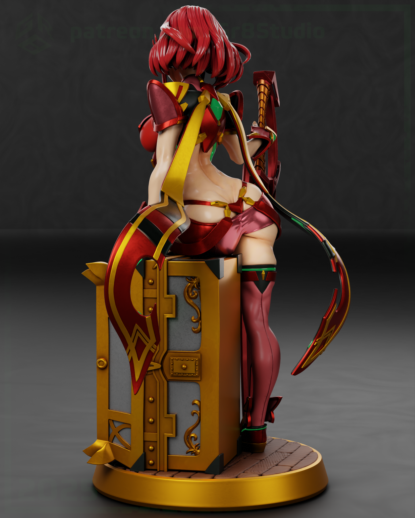 Pyra / Homura – Xenoblade Chronicles 2 | Garage Kit sin pintar